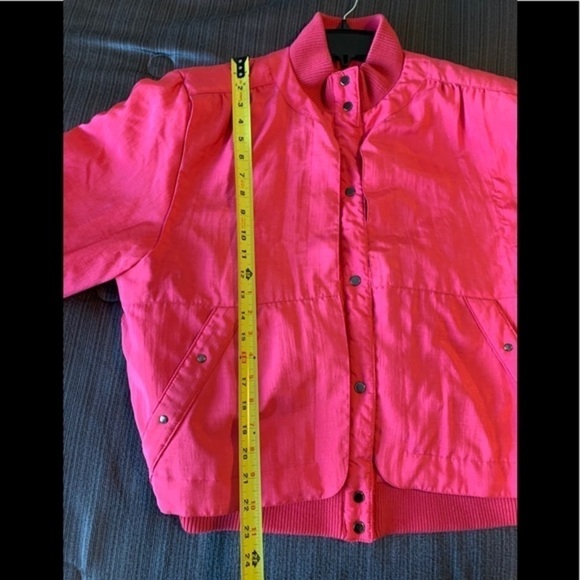 Vintage Y2K Jordache Puffer Ski Bomber Jacket Pink - Picture 16 of 16